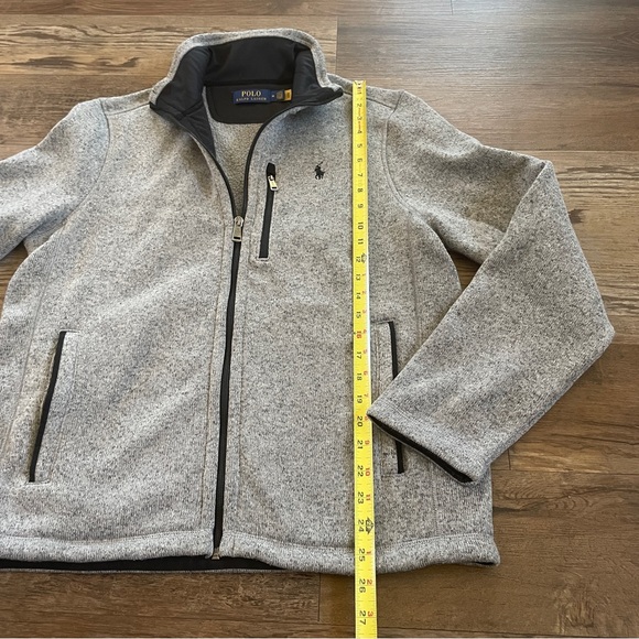 Ralph Lauren gray full zip jacket M - Picture 2 of 5